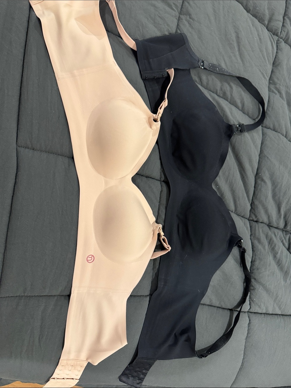 Everyday Smooth Molded Cup Bra in Nude and Black